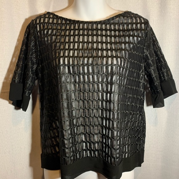 Banana republican black lase top - Picture 5 of 8